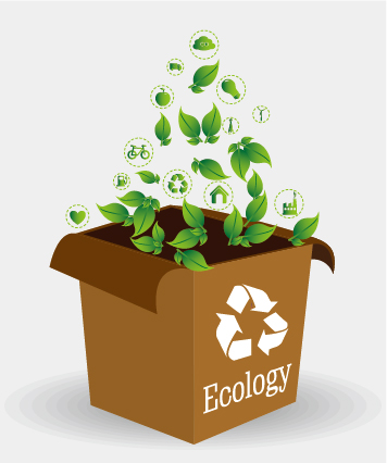Eco energy vector design template 03