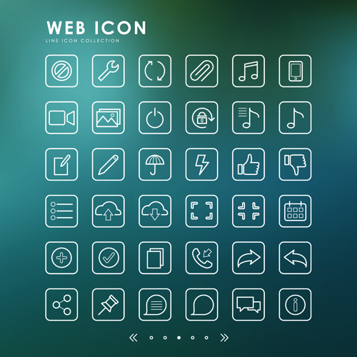 outline icons Excellent 