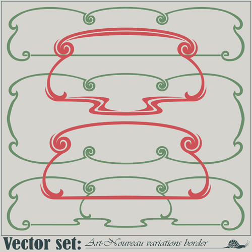 Hand drawn border vector art 02