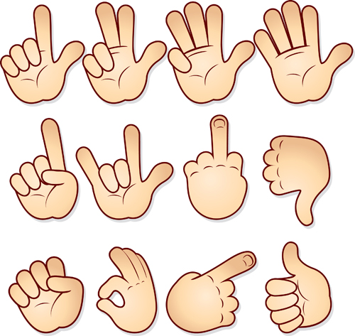 Different Gesture vector 05