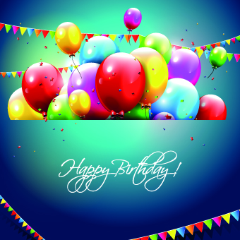 happy birthday happy colored balloons balloon 