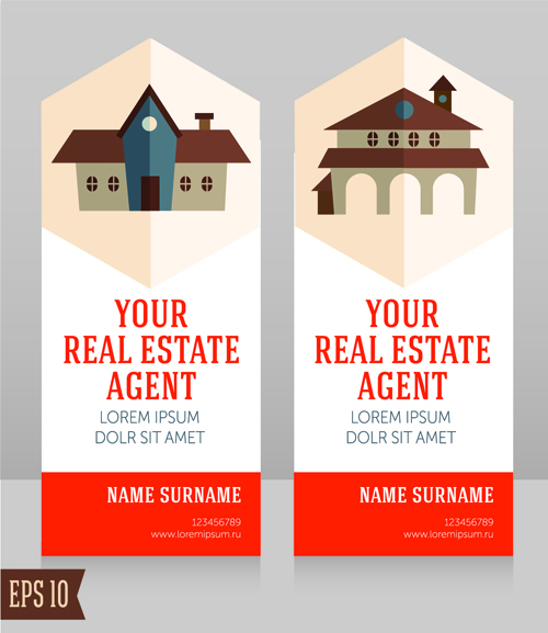 Home sales card creative vector 05