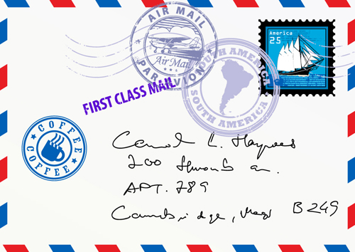 Vector Mail envelope elements set 02