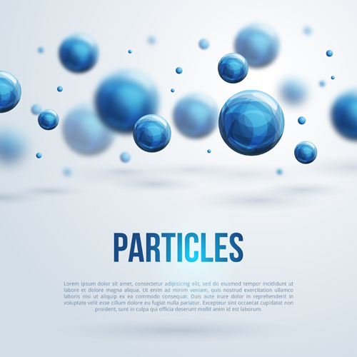 Particle tech background design vector 03