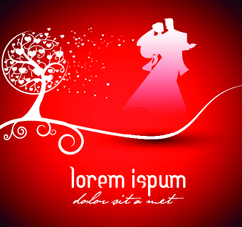 Romantic elements backgrounds 01