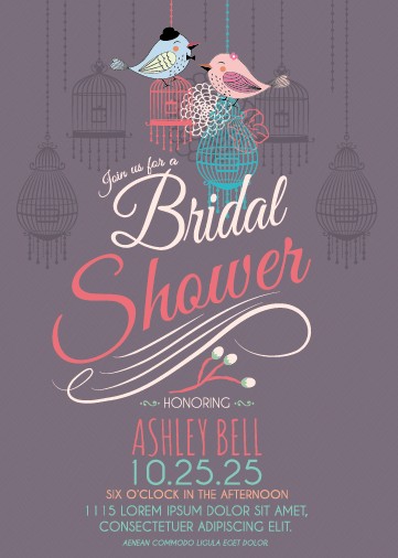 Romantic wedding invitation card creative vector 03