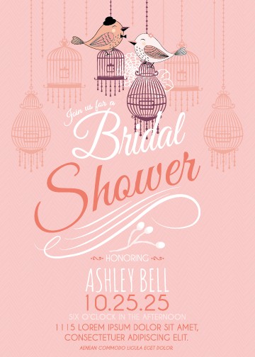 Romantic wedding invitation card creative vector 04