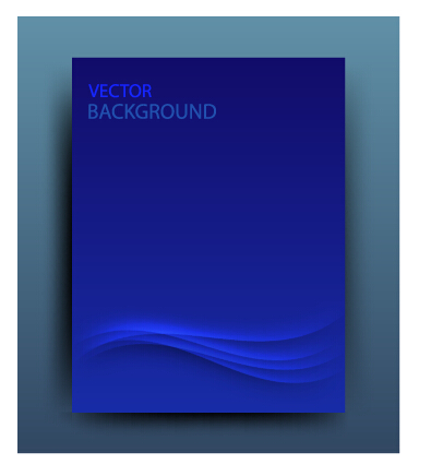 Set of magazine and brochure cover vector 02