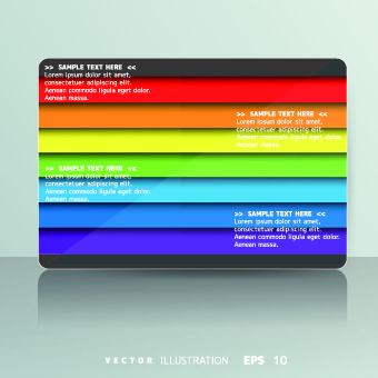 Shiny colored card design vector 05