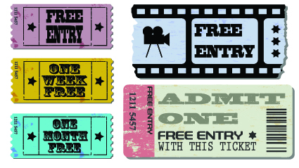 tickets theater movie image elements element 
