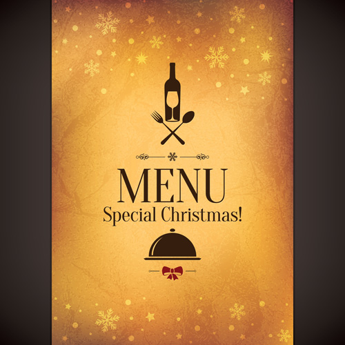 Vintage 2014 christmas background design vector 04