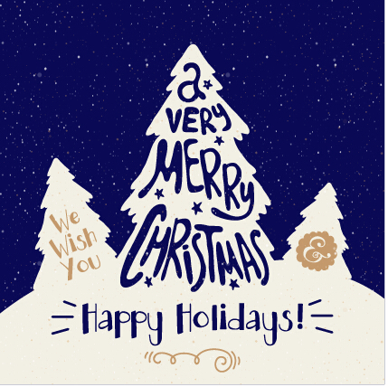 Vintage background 2015 christmas and new year vector set 08