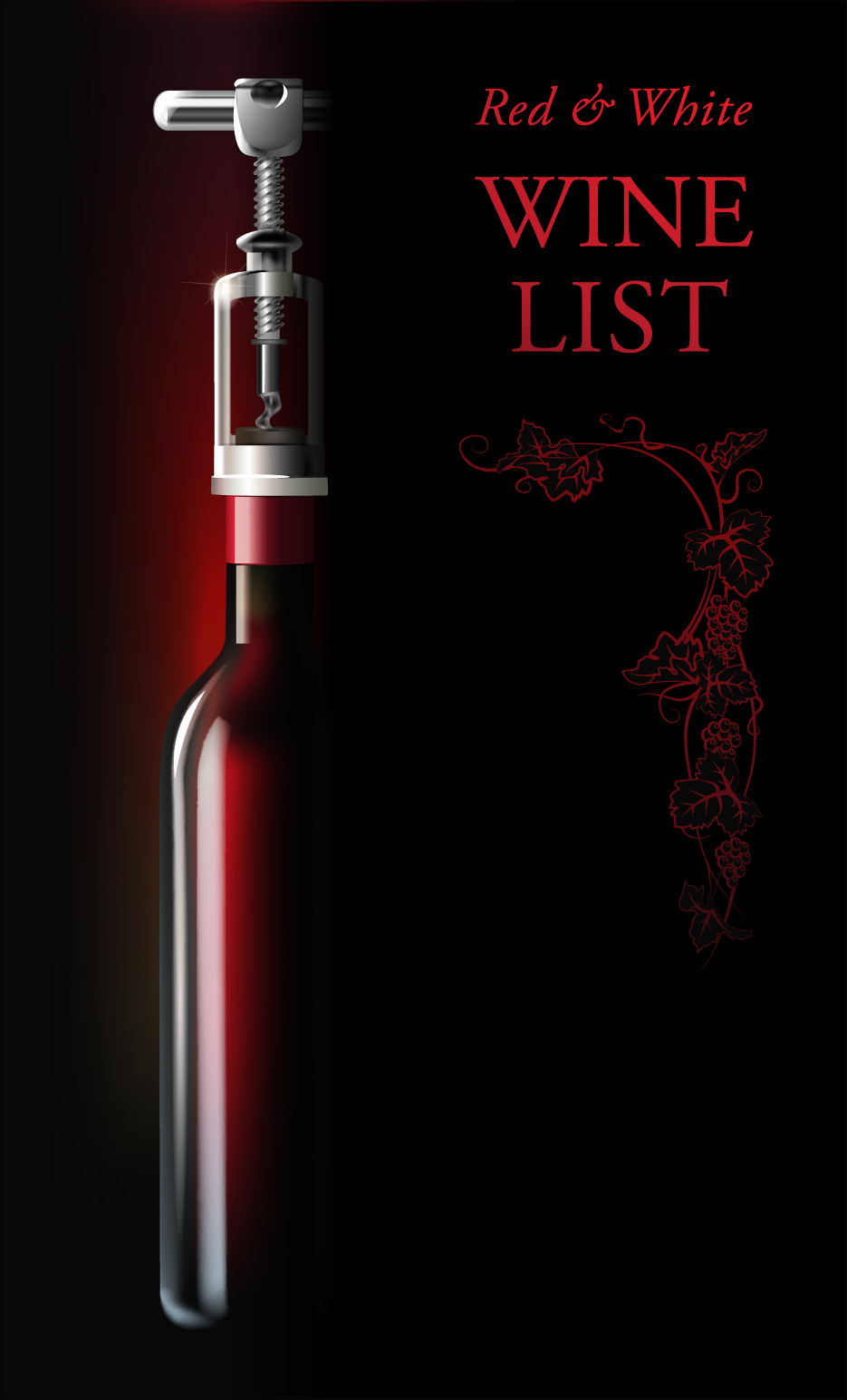 Wine design elements vector 04