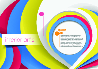 Delicate abstract background vector graphics 04