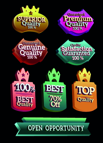 Vintage style sale badge and tag vector 05