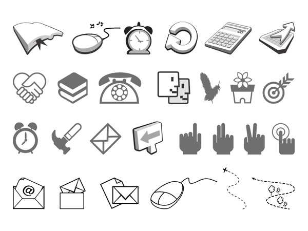 Simple black and white Icon 2 vector