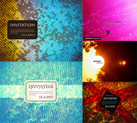 Mosaic light background vector