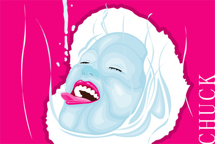 Woman face design vector