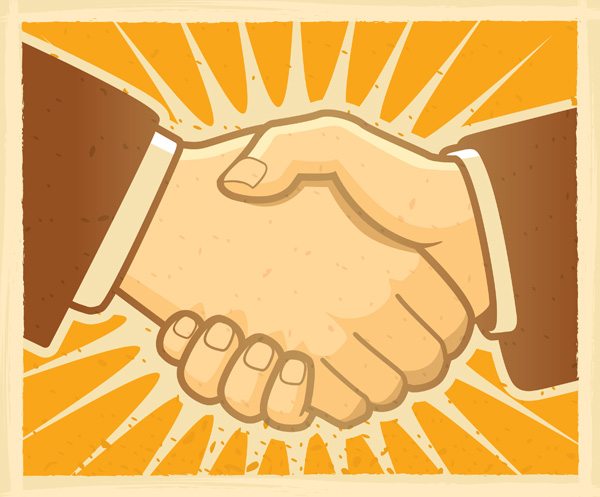 illustration handshake 