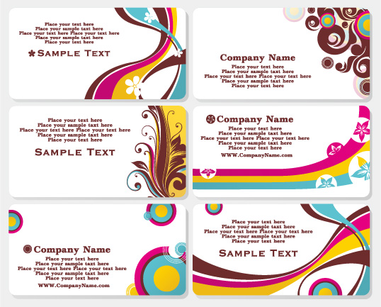 template fashion business cards 