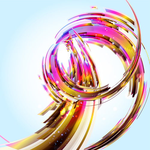 Abstract tech colored background art 01