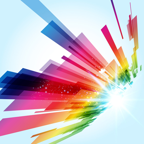 Abstract tech colored background art 02