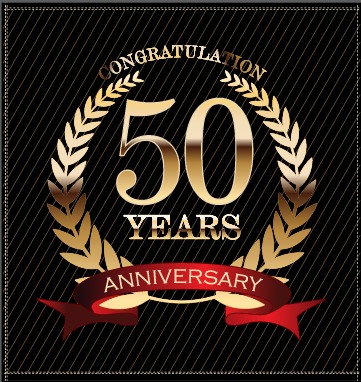 Luxury anniversary labels golden style vector 06