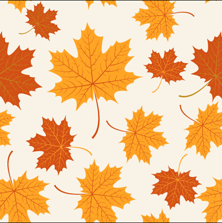 seamless pattern maple leaves leaves 