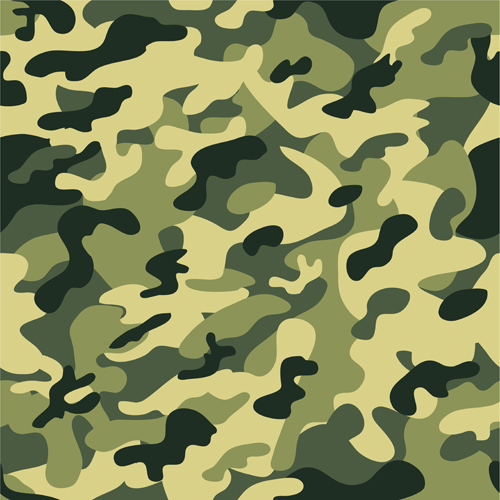 Different Camouflage pattern design vector set 01