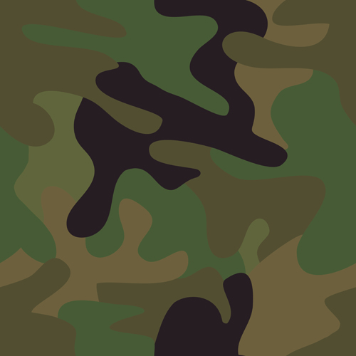 Different Camouflage pattern design vector set 04