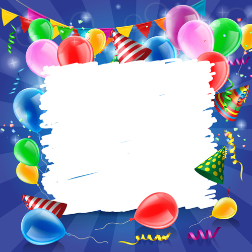 confetti birthday balloons balloon background 