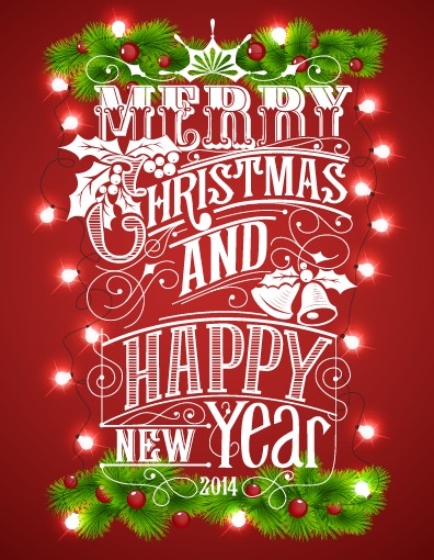 Creative Bulb Christmas vector background