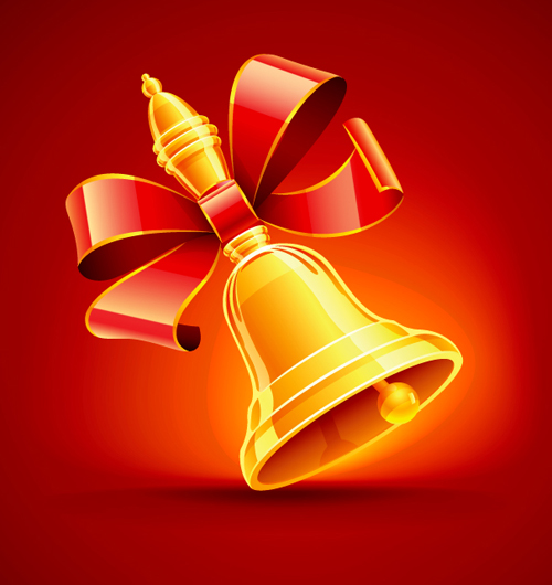 Elements of School Bell vector 01
