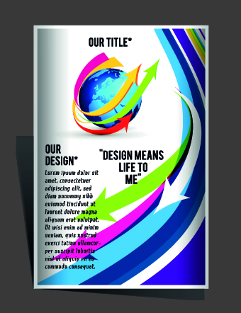 Modern Flyers and brochure design vector 01