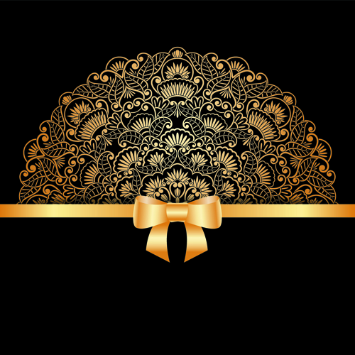 orative pattern vector background 06 Lace decorative pattern vector background 06