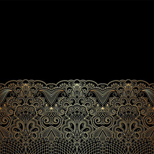 orative pattern vector background 07 Lace decorative pattern vector background 07