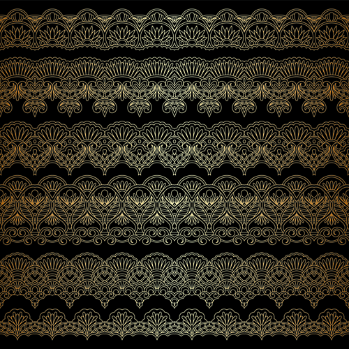 orative pattern vector background 08 Lace decorative pattern vector background 08