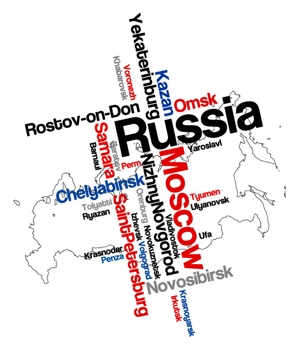 Modern text with map vector material 02