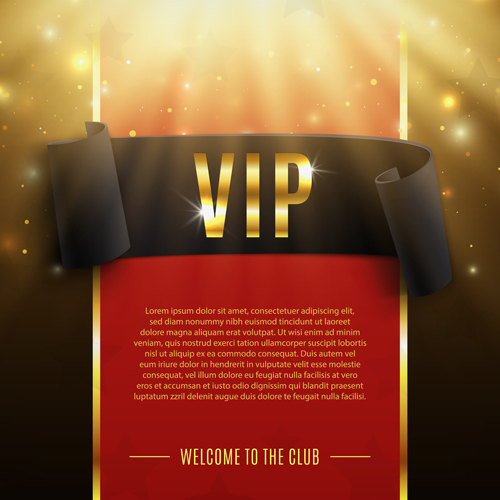 Ornate VIP creative background vector 04