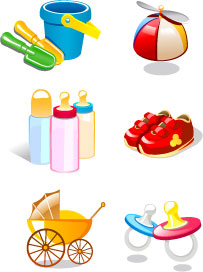 ren toys creative design graphics 02 Realistic children toys creative design graphics 02