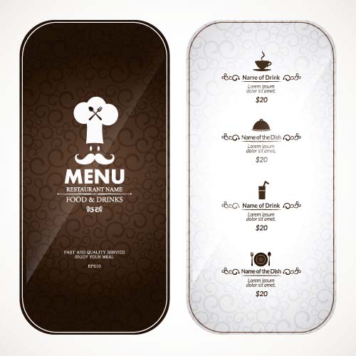 restaurant menu cover 