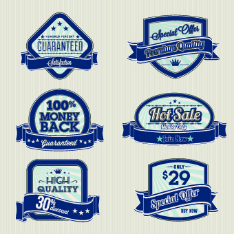 Retro High quality labels 01