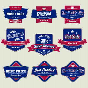 Retro High quality labels 02