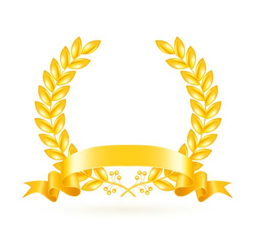 Shiny Ribbons design elements 02