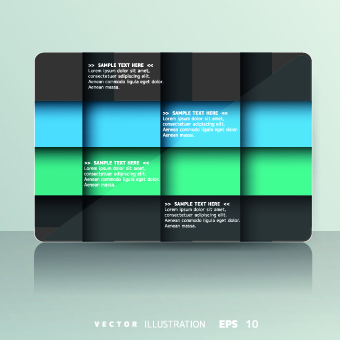 Shiny colored card design vector 04