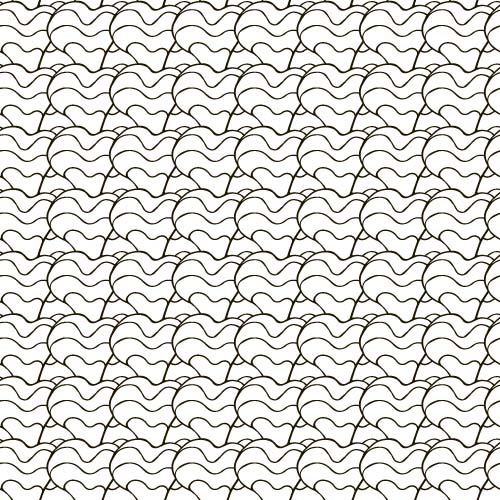 Simple waves seamless pattern vector 05