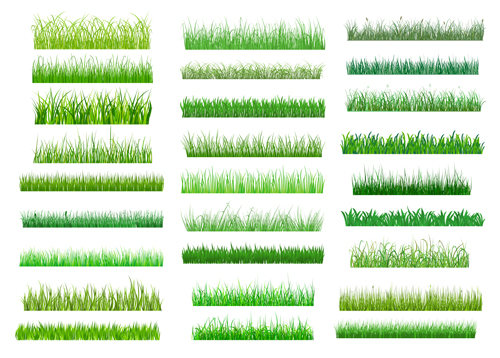 spring material grass borders 