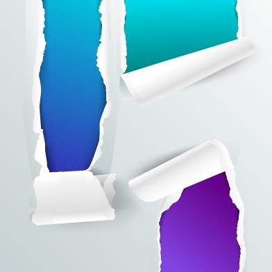Torn paper creative vector background 03