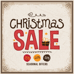 Vintage background 2015 christmas and new year vector set 07
