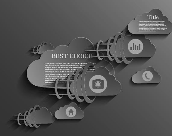 Dark colors business style backgrounds vector 07